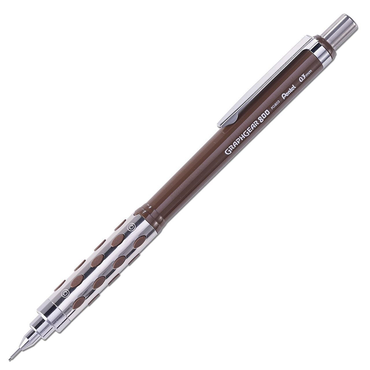 PLPG803E 	Graph Gear 800 Mech. Draft. Pencil (0.3mm) - Brown  PLPG803E 	Graph Gear 800 Mech. Draft. Pencil (0.3mm) - Brown