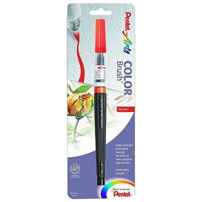 PLGFLBP102 Pentel Color Brush Water-Based - Red