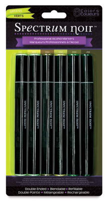 CCSPECN-GREEN6 Spectrum Noir Markers 6 Set- Greens 