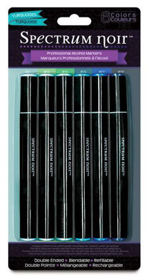 CCSPECN-TURQ6 Spectrum Noir Markers 6 Set- Turquoises 
