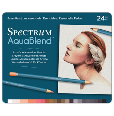 CCSPECAB-ESS24 Spectrum Aquablend Pencils Essentials 24pc