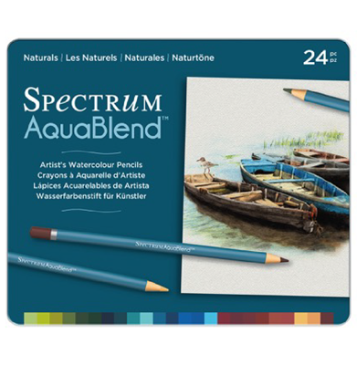 CCSPECAB-NAT24 Spectrum Aquablend Pencils Naturals 24pc