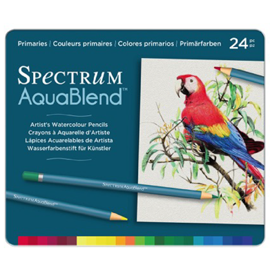 CCSPECAB­PRI24 Spectrum Aquablend Pencils Primaries 24pc