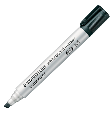 MS351B9 Staedtler Lumocolor® Non-Permanent Whiteboard Marker 351- Black