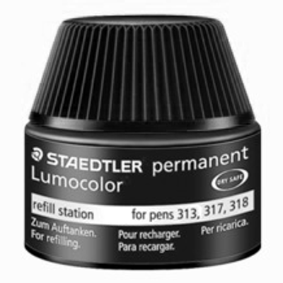 MS48717-9 Staedtler Permanent Lumocolor Permanent Marker Refill Ink for MS313, MS317, MS318