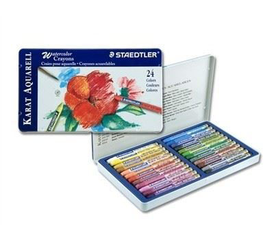 MS223M24 Karat Aquarelle Watercolor Crayons 24 Set