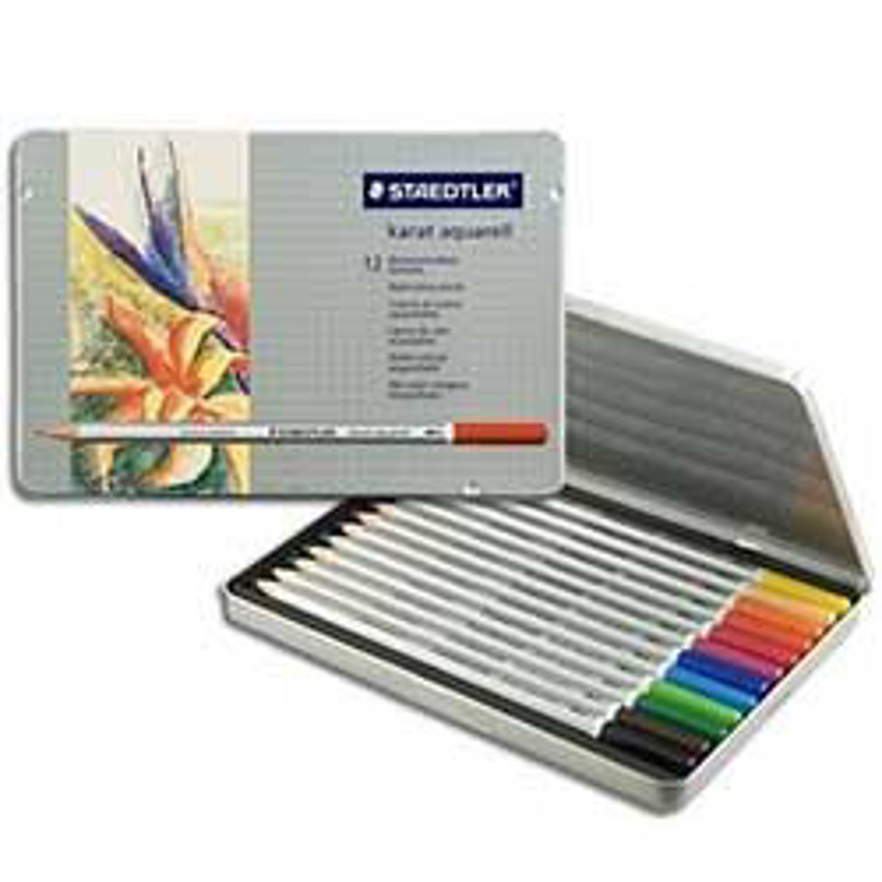 RayArt  Crayon de couleur aquarellable 12 couleurs Staedtler