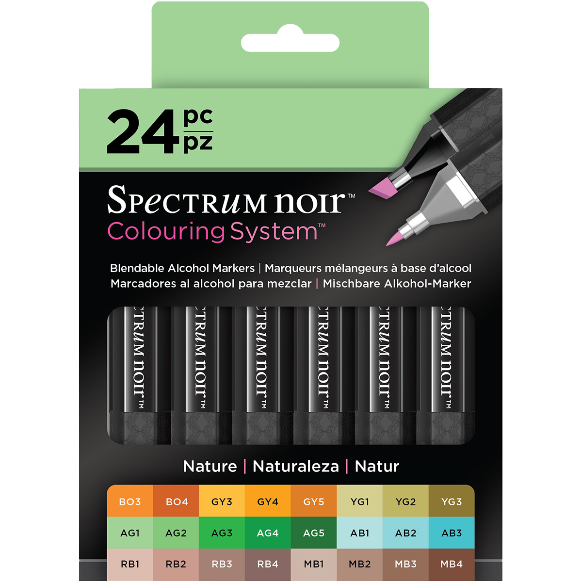 Spectrum Noir TriBlend AQUA Markers 4 Set Bundle