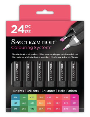 Spectrum Noir Markers 24 Set- Brights