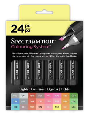 Spectrum Noir Markers 24 Set- Lights