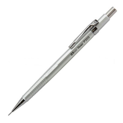 pl-pentel-sharp-0.5-mm-mechanical-pencil-metallic-barrel