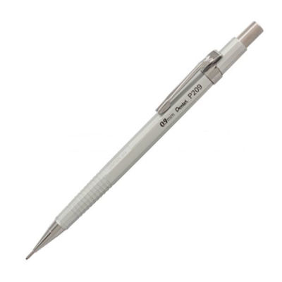 pl-pentel-sharp-0.9-mm-mechanical-pencil-metallic-barrel