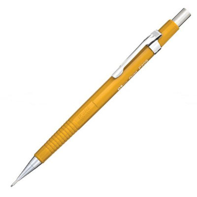 pl-pentel-sharp-0.9-mm-mechanical-pencil-yellow-barrel