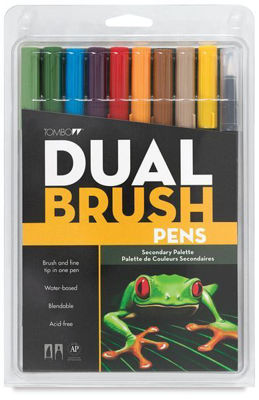  TB56168 	 Tombow Abt Dual Brush Pen 10 Set - Secondary 