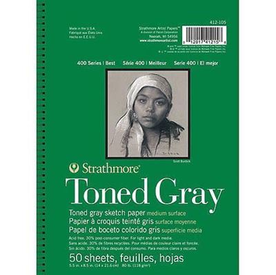 Strathmore Toned Gray Sketch Pads