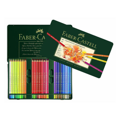 FC110060 Faber Castell POLYCHROMOS Artist Colored Pencil 60ct Metal Tin