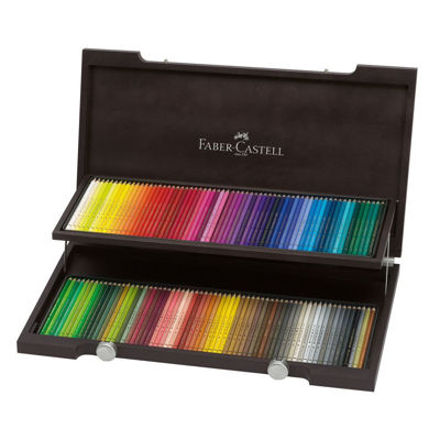 	FC110013 Faber Castell POLYCHROMOS Artist Colored Pencil 120ct Wood Case
