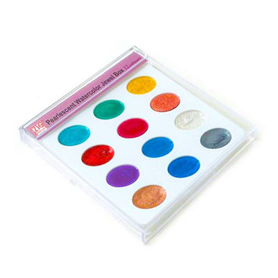 ZIG Transparent Pearlescent Jewel Box 12 Colors