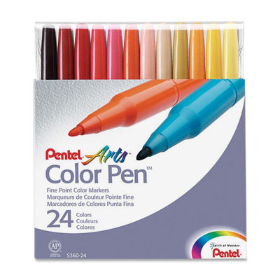 Pentel Color Pen 24-Color Set
