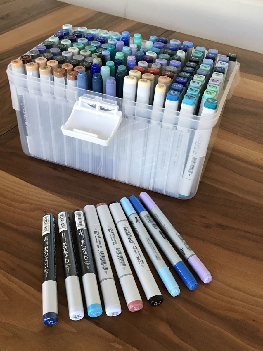 Home  Carpe Diem Markers. Storage Case for Copic Ink Refill and