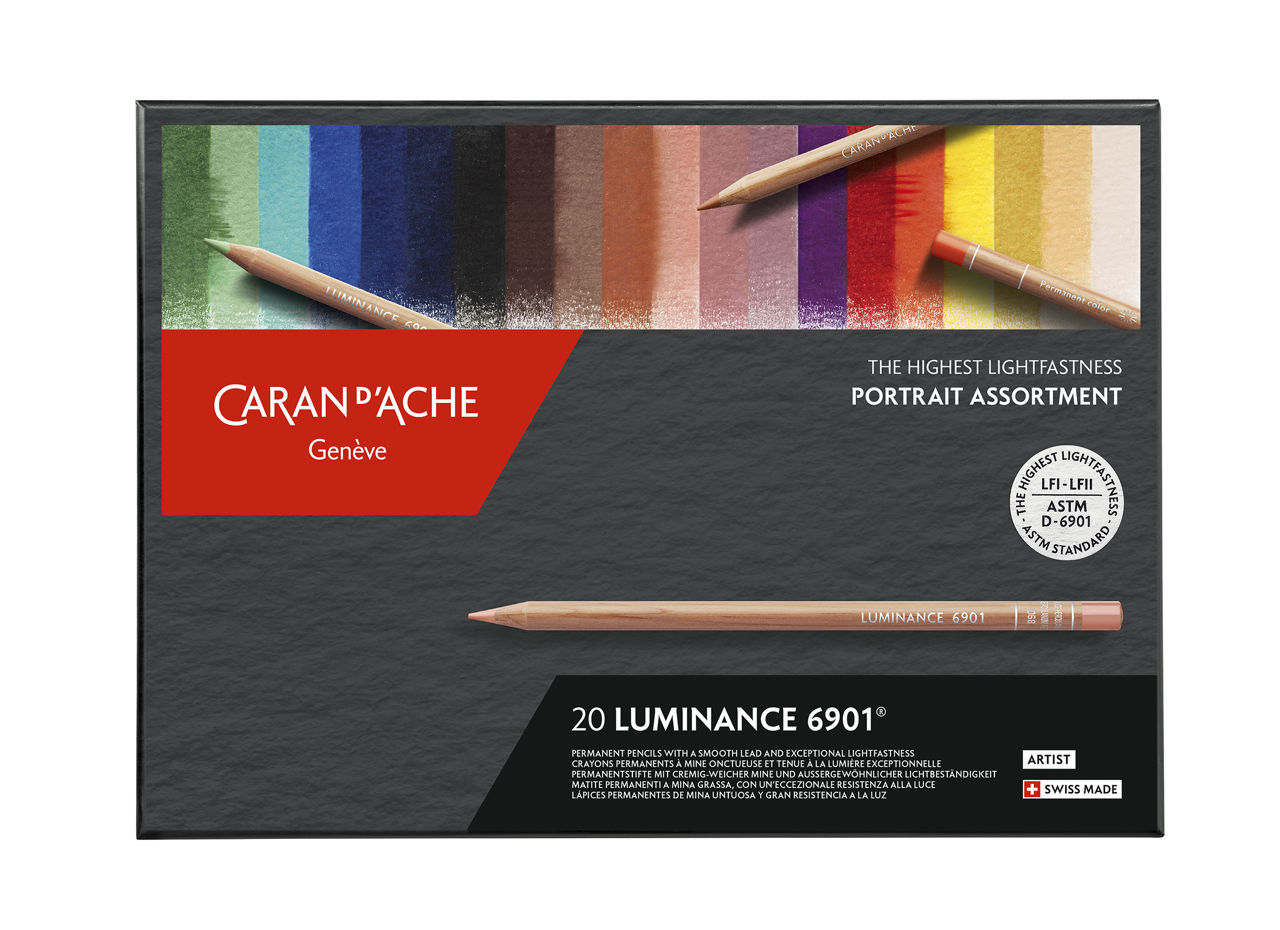 Caran d'Ache Luminance 6901 Colored Pencil 041 Apricot