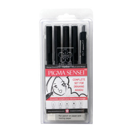 Sakura Pigma Micron Graphic Pen 3.0mm Chisel Tip - Black 