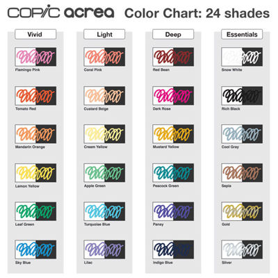 Picture of Copic Acrea Paint Markers Sets